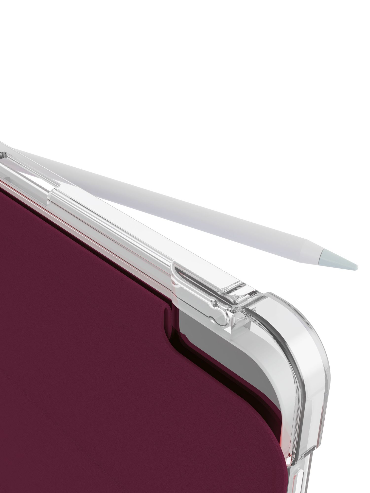 Чехол защитный VLP Dual Folio для iPad mini 6 2021, марсала 