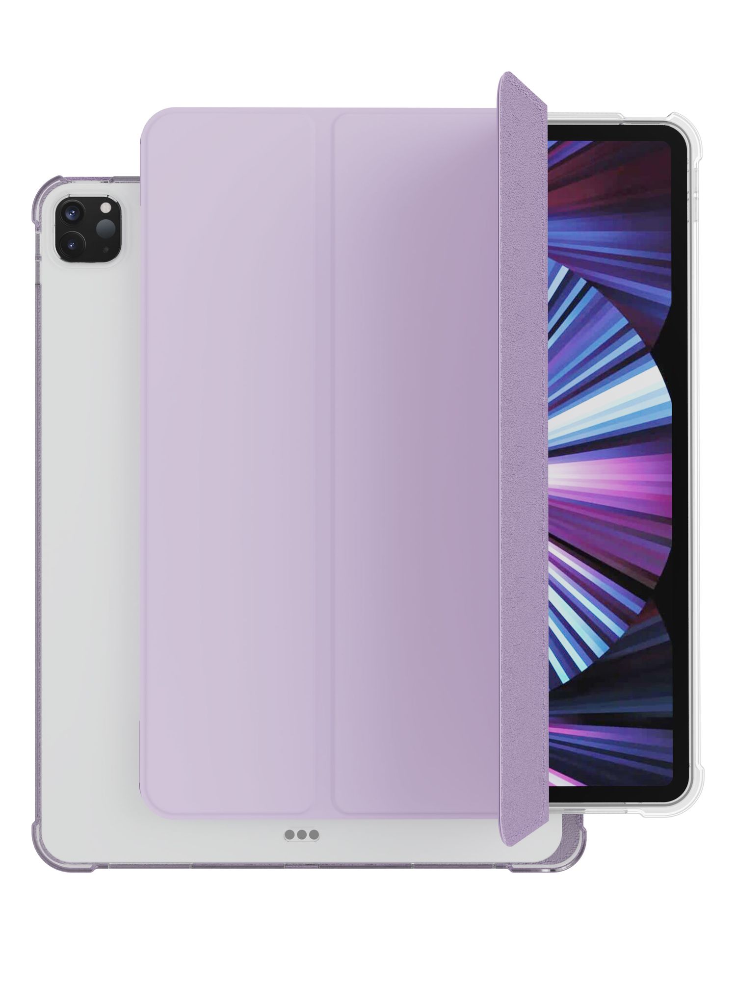 Чехол защитный VLP Dual Folio для iPad Pro 2021 (12.9'') , фиолетовый VLP-PCPAD21-12.9VT - фото 1