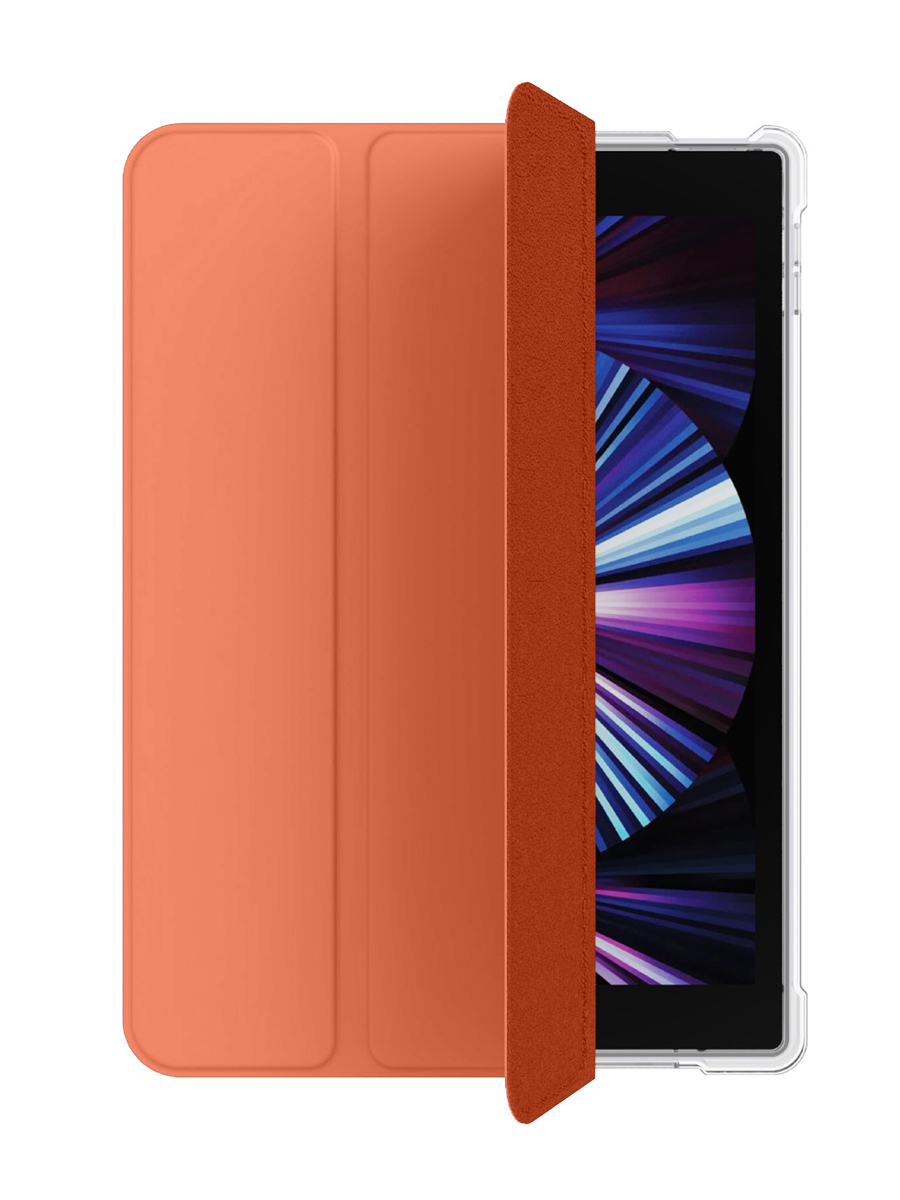 Чехол защитный Uzay для iPad 7/8/9, оранжевый для apple ipad 9 10 2 2021 9 е поколение a2603 a2604 искусственный пластиковый мраморный узор тонкая подставка защитный чехол