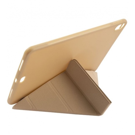 Чехол защитный Red Line с силиконовой крышкой для iPad 10.9/ Air 4 (2020, подставка Y, золотой - фото 2
