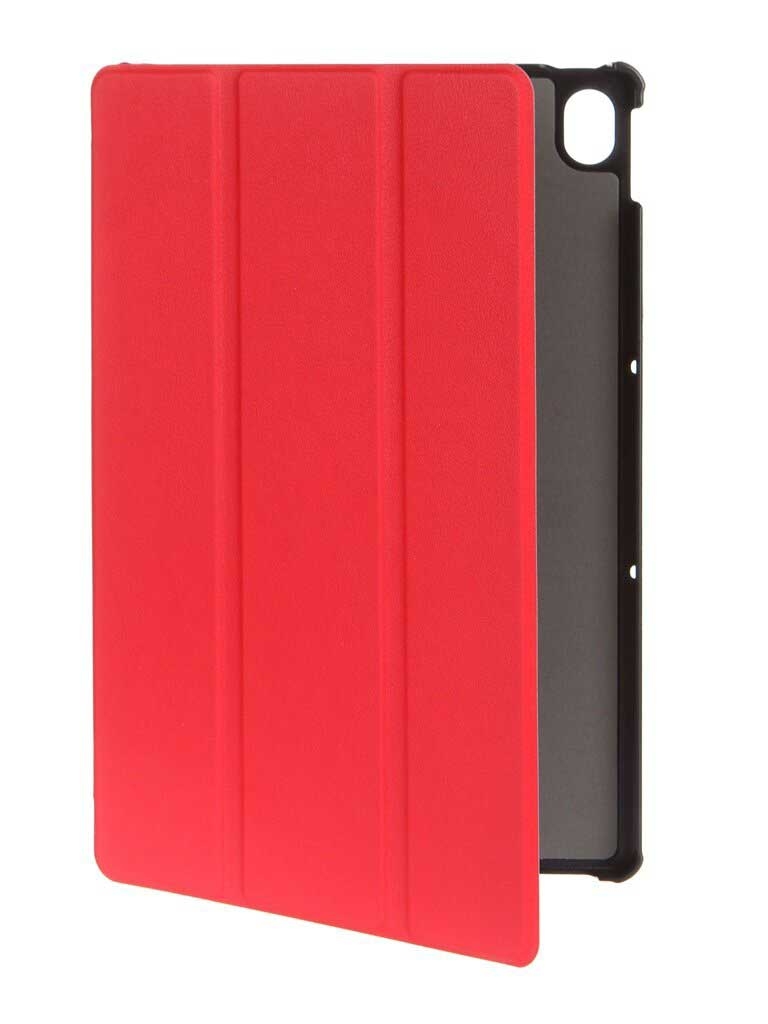 Чехол-книжка Red Line для Lenovo Tab P11, красный гидрогелевая защитная пленка для lenovo tab p11 глянцевая в комплекте 2шт