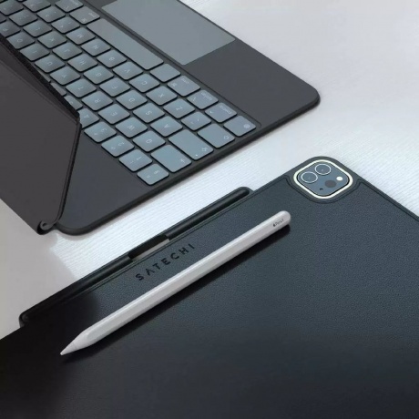 Чехол Satechi Vegan Leather Magnetic Case Fro iPad PRO 11&quot; черный - фото 7