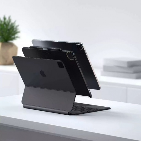 Чехол Satechi Vegan Leather Magnetic Case Fro iPad PRO 12&quot; черный - фото 8