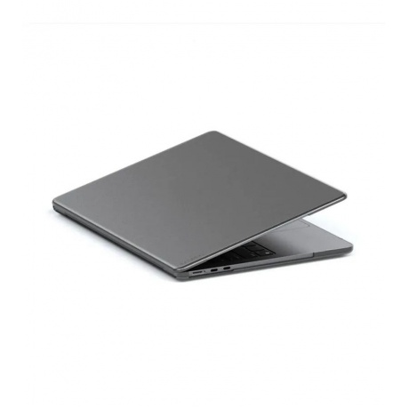 Чехол-накладка Satechi Eco-Hardshell Case For Macbook Air M2 темный-прозрачный - фото 3