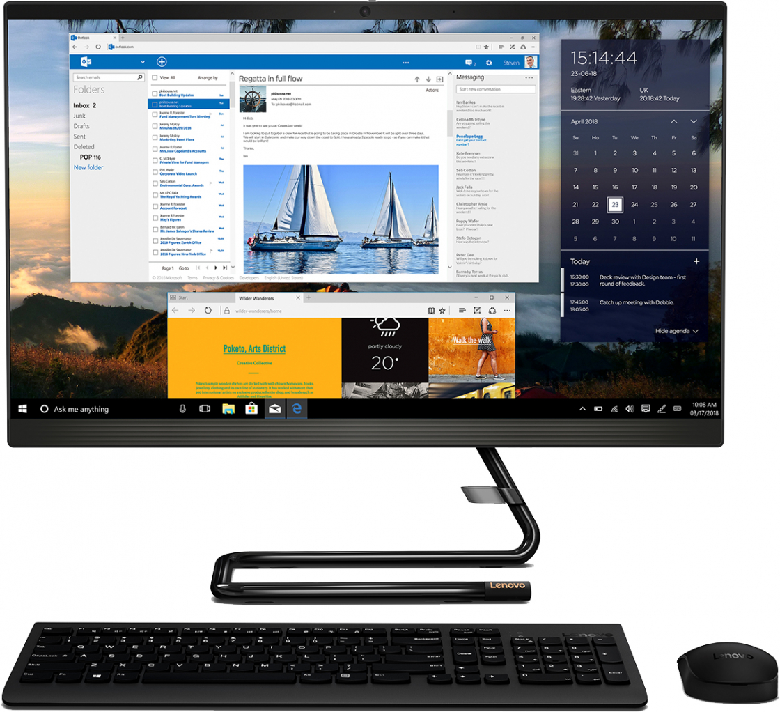 

Моноблок Lenovo IdeaCentre AIO A340-22IGM (F0EA000NRK