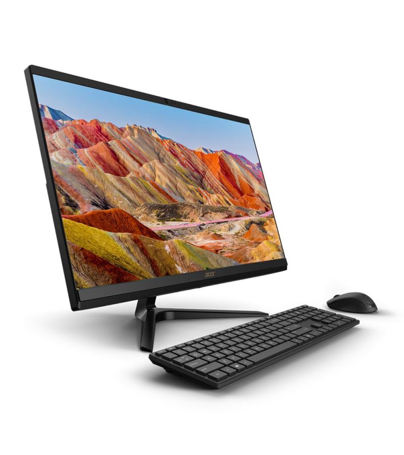 Моноблок Acer Aspire C27-1800 black (DQ.BLHCD.002) шлейф матрицы для ноутбука acer aspire es1 523 aspire 532 aspire 533 и др dc02002f300